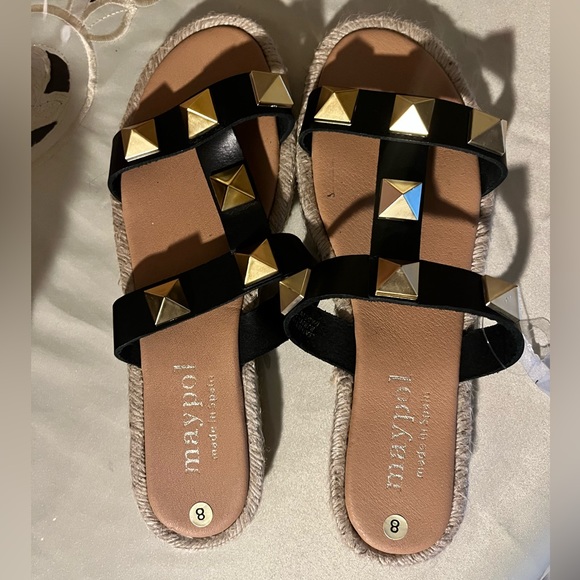 Maypol Shoes - Maypol Studded Espadrilles
